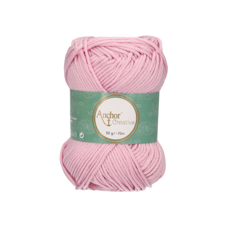 Novelo de Linha Creativa nº 8, cor 246 rosa Novelo de Linha Creativa nº 8, cor 246 rosa